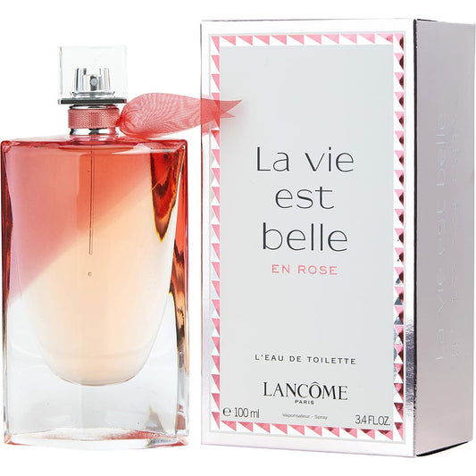 La vie est belle en rose by lancome edt spray 3.4 oz