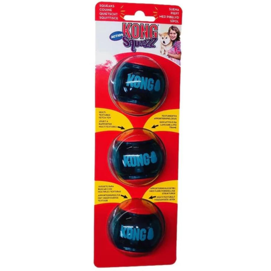 KONG Squeezz Action Red